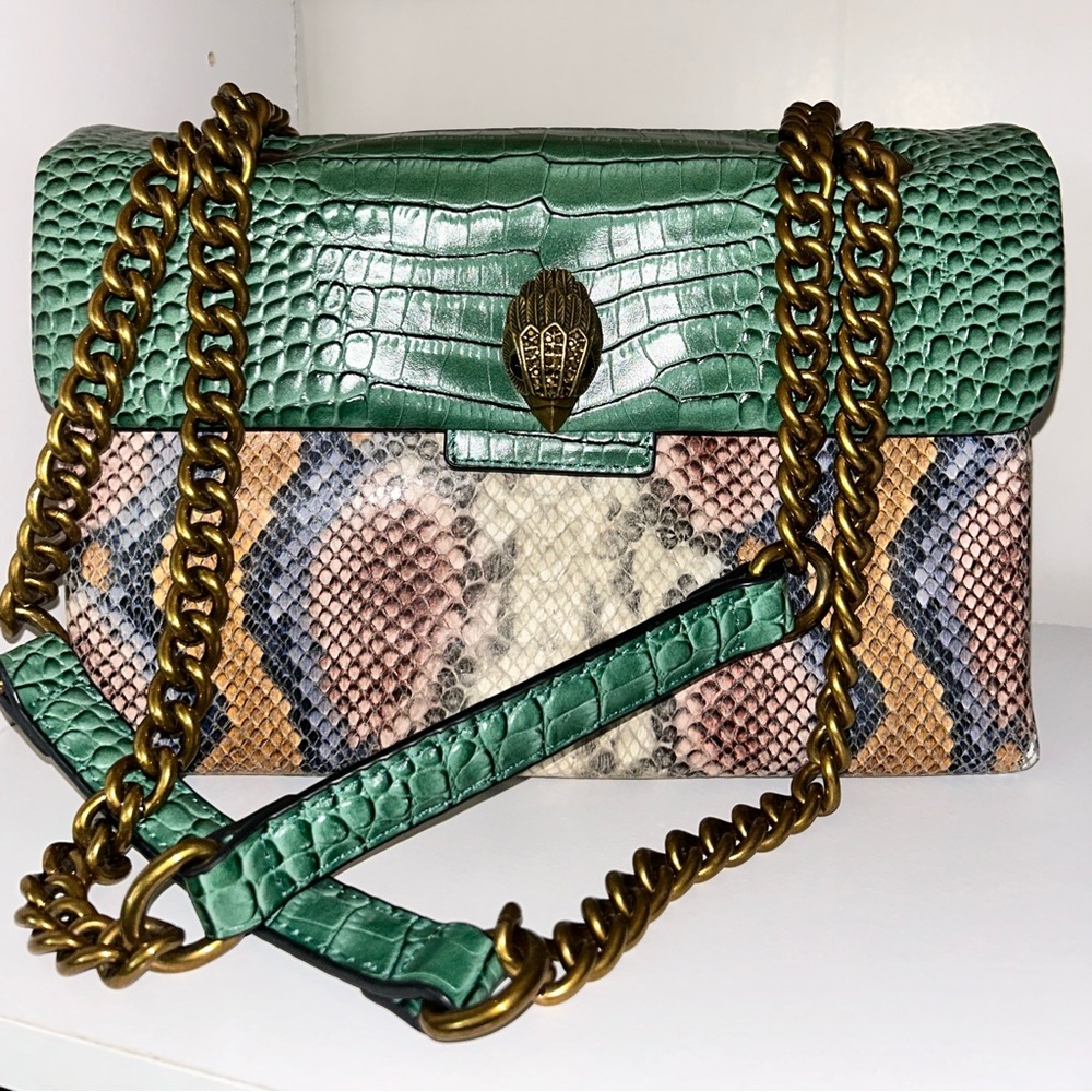 KURT GEIGER snake print bag large size